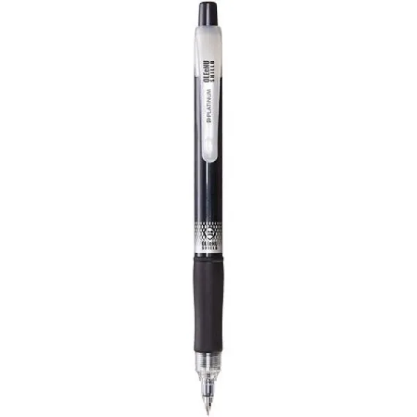 플래티넘 기계적인 연필 Oleenu 쉴드 0.5mm 메탈릭 블랙 (몰-200- # 1) 9999992152451, One Size, Non Color Transparent