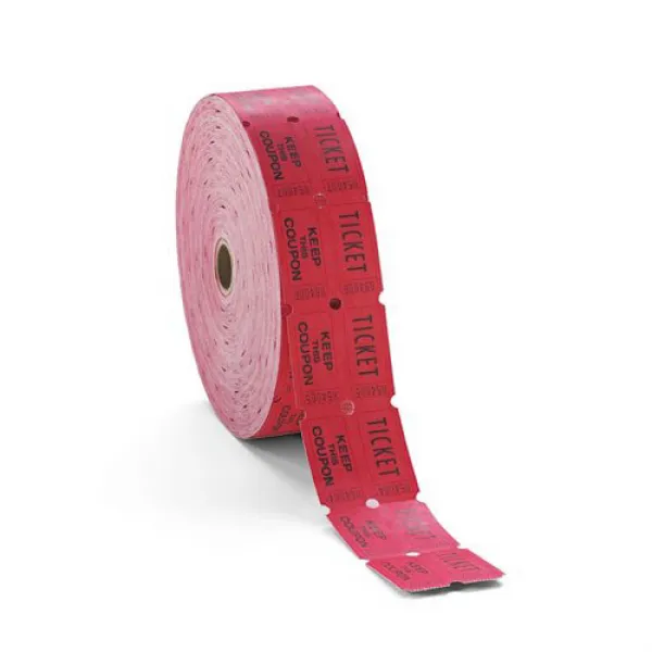 PMC59003 - Consecutively Numbered Double Ticket Roll PMC59003-연속적으로 번호가 매겨진 이중 티켓 롤, nullSET