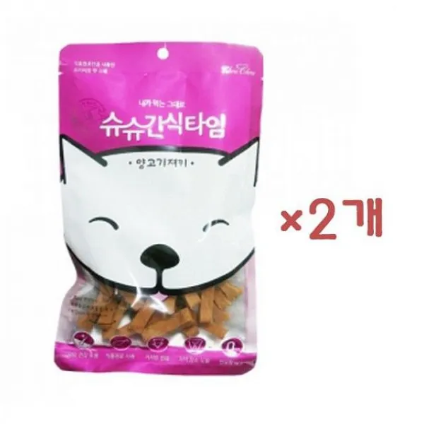 차이나차차 양고기져키 100g×2개입 애견져키 국내산져키 소프트 강아지 져키 트릿 1