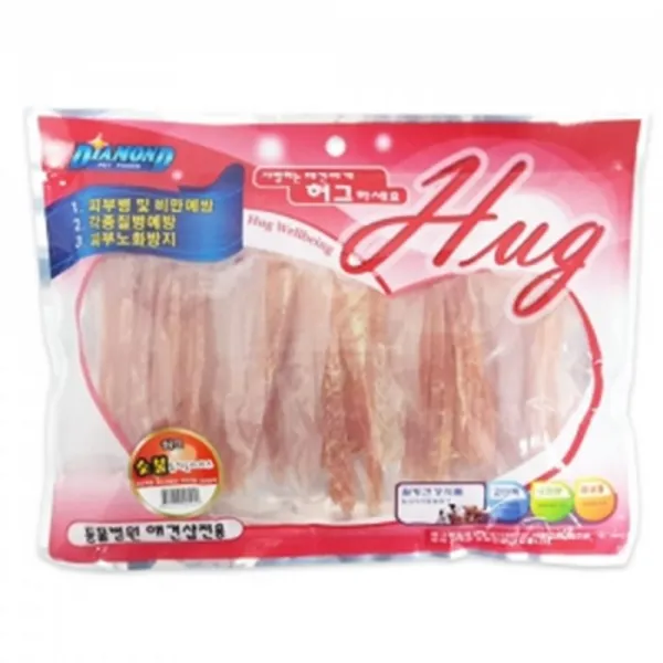 닭고기 영양간식 숯불 슬라이스 400g 외출전간식 배웅간식 칭찬, 1개