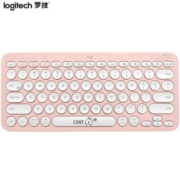 로지텍 K380 K480 자택 재택 근무 블루투스 키보드 무선 핑크, 공식 표준, K380 핑크 Limited