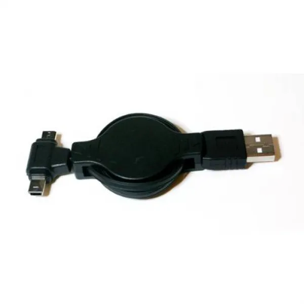 i.Trek 이중 미니 USB and 미니 USB to USB 3 ft Retractable 동조& 요금 Da, 상세내용참조
