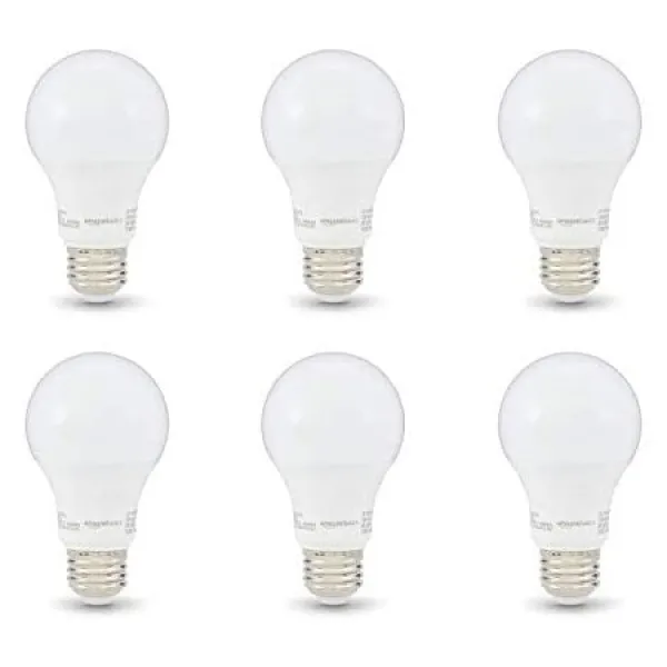 Amazon Basics 40w 동등 소프트 화이트 비 조광 10 000 시간 수명 A19 Led 전구 6 팩 Soft White_40 Watt Soft White_40 Watt