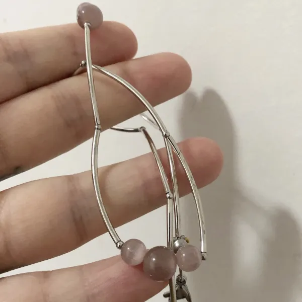 달콤하다 소중하다 풍 냉담하다 순수한 바람 고양이 눈 돌 금속관 짧은 목걸이 목걸이 목걸이 목걸이 초커 심플하다