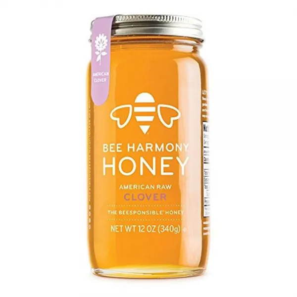 Bee Harmony Harmony 비하모니 미국산 클로버 꿀 340g, 1개, 1