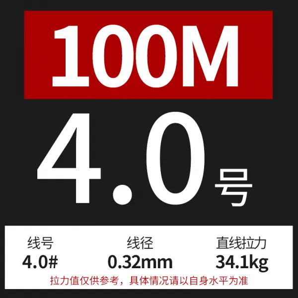 야영객 힘마어선 8편 1m 일색 뗏목 낚싯줄 pe 실 주선 꼬임 낚시, 100베이지 1베이지 1색40번
