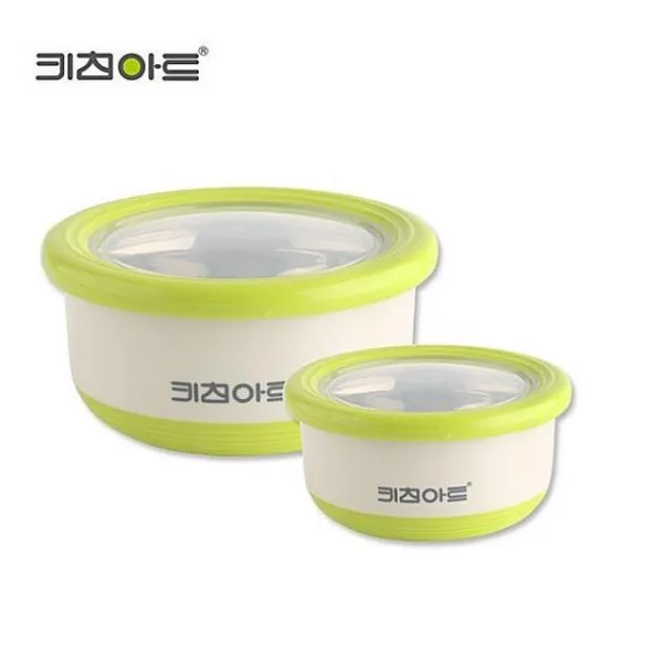 코코 키친아트 라팔 더블 푸드박스 2종세트 220ml 730ml 밀폐용기 세트