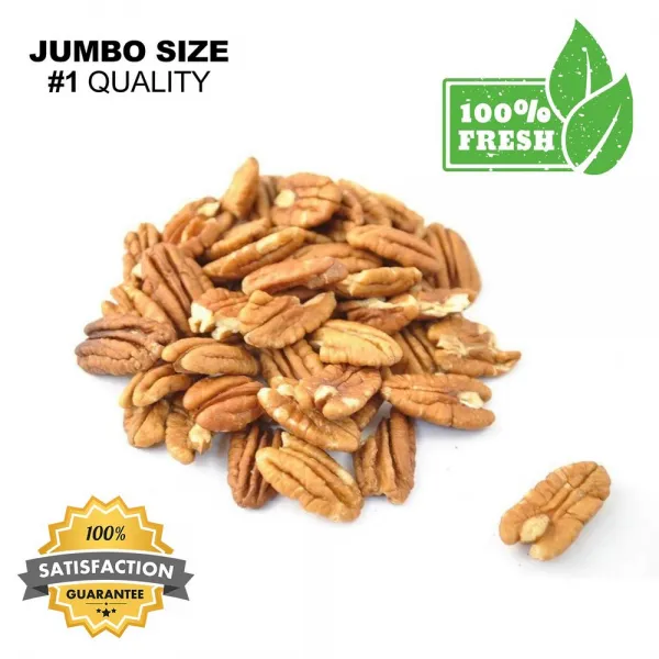European Nuts 피칸 반감 프레시 프리미엄 피칸 생 반감 무염와 노세루 (1lb 재판매팩 피칸 반감), 선택, 상세설명참조