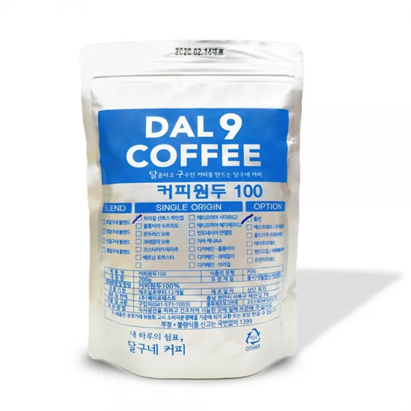 달구네커피 코스타리카 꼬뻬 리베르탓 스페셜티 갓볶은 커피콩 원두, 200g, 홀빈(분쇄안함)