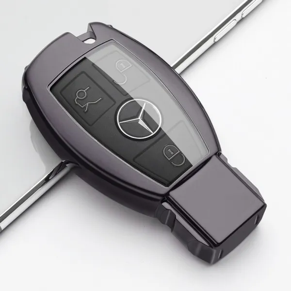 벤츠 자동차 세트 c 등급 c200l 키 glc260 가방 gle gla glk gls 케이스 버튼 적용, 풀팩토리 T인조가죽 소프트쉘 신사 블