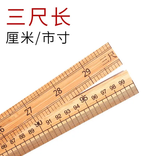 마름질 1 미터 길이 대나무 자 나무 자 를 만 들 어 옷 을 측량 하 다 마름자 재단사 직 척 재봉 도구 3 척 1 미터 길이 센티미터 + 시 척 한 올