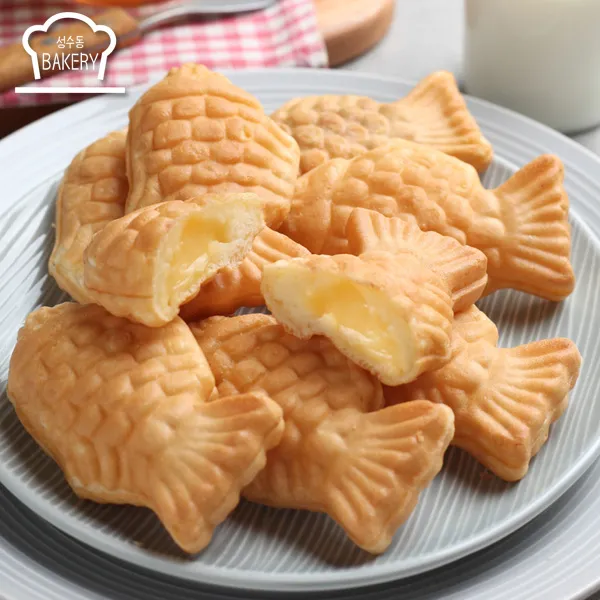 우리밀 슈크림 붕어빵 500g(50g x 10개입), 단품