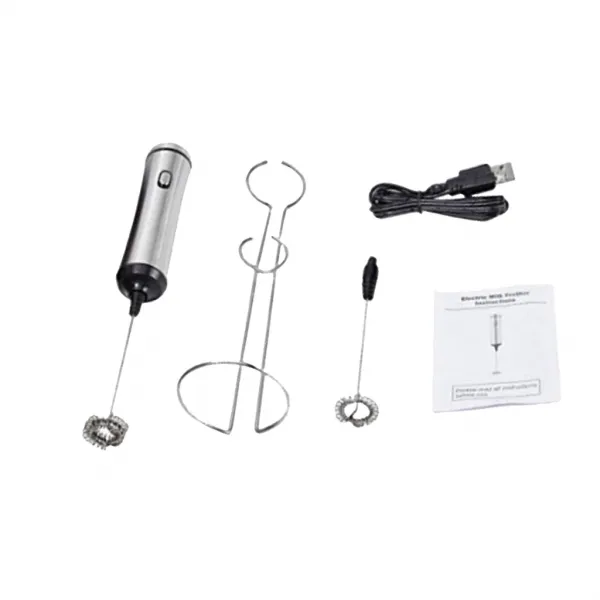 STKusb 재충전 용 우유 frother 2 개의 whisks를 가진 2 개의 속도 전기 우유 frother, 단일상품