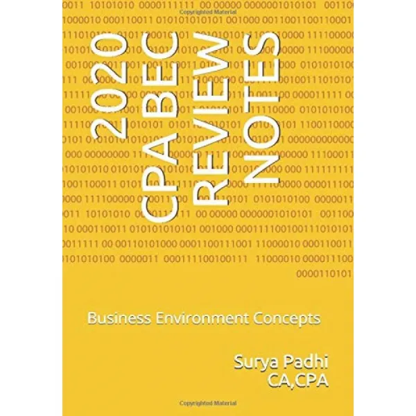 2020 CPA BEC 검토 노트 : 비즈니스 환경 개념, 단일옵션, 단일옵션