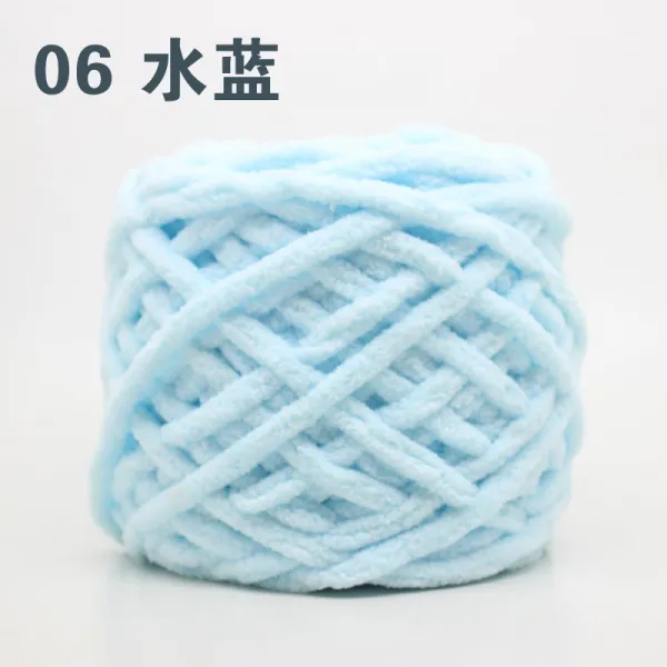 슈즈 갈고리 스리퍼 밀크 면직 스카프 라인 핸드메이드 라탄 얼음덩어리 선 굵은 쌀 블루 06 물 블루