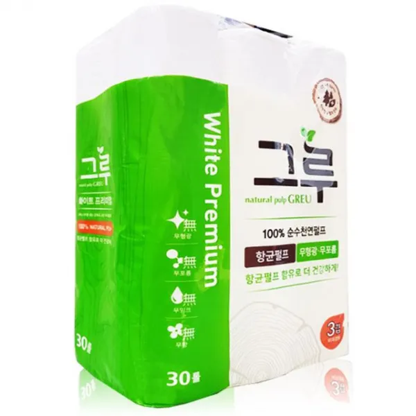 ■커넥트ss500■그루 화이트 프리미엄 엠보싱 화장지 3겹 30롤 롤휴지 ■상품번호ft Py 4r"@s 감사합니다 1 감사합니다 본상품선택