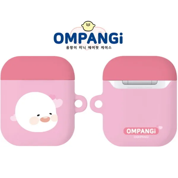  바보사랑 러브핑크 옴팡이 미니 에어팟 하드 케이스 B 에어팟 1 2 공용 색상:러브핑크
