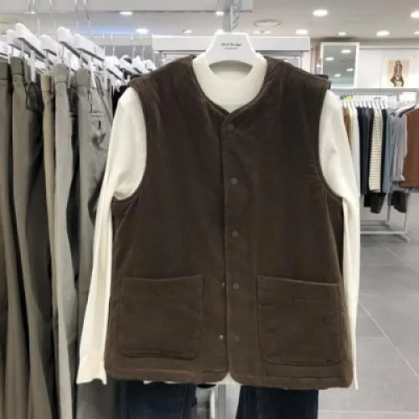  엔터식스 마인드브릿지 마인드브릿지 코듀로이퀼팅베스트mtvt7151