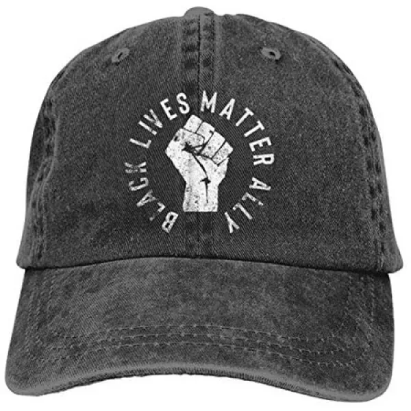 BLM 야구 모자에 Szipsple 동맹국 수 놓은면 조정 가능한 아빠 모자 Casquette 골프 모자 조정 가능한 일
