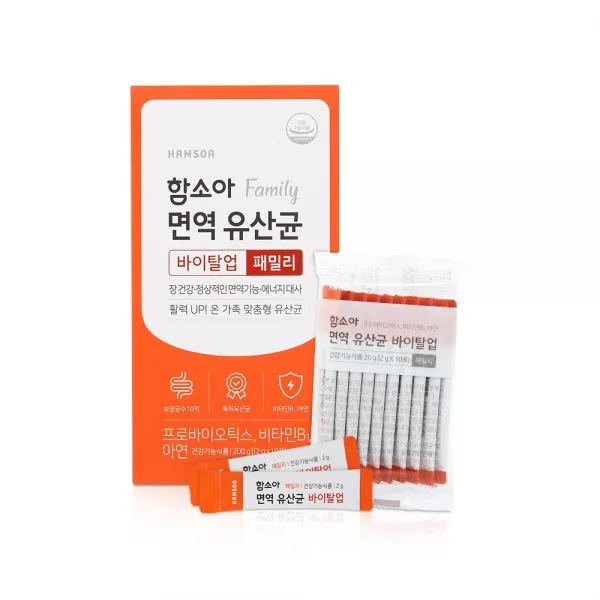 함소아 면역유산균 바이탈업 패밀리, 100포, 2g