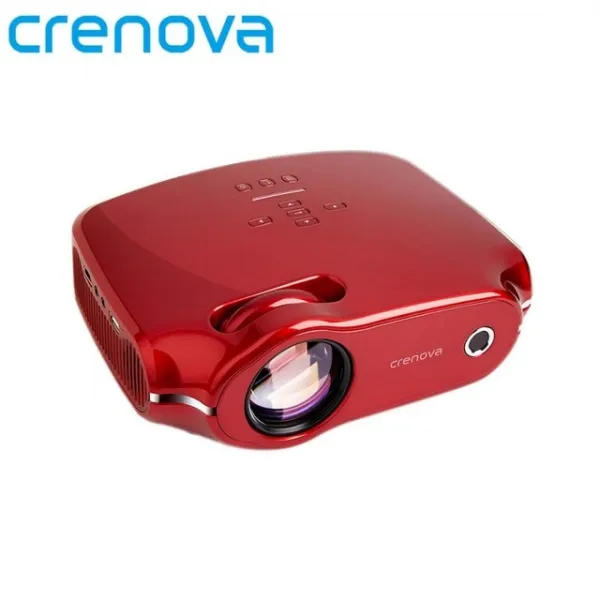 CRENOVA LED 영사기 XPE498 인조 인간 7.1.2 OS WIFI Bluetooth 가정 영화관 영화 비머를 가진 3200 루멘, 03 XPE498 Red_04 Spain