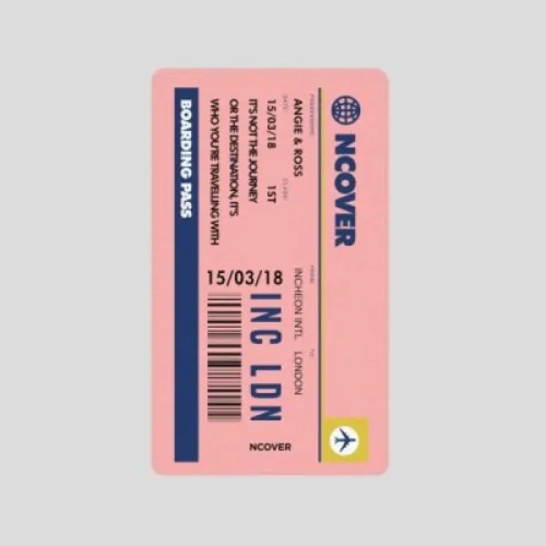 [텐바이텐] [NCOVER] Travel ticket-pink(battery), 옵션선택, mah5000