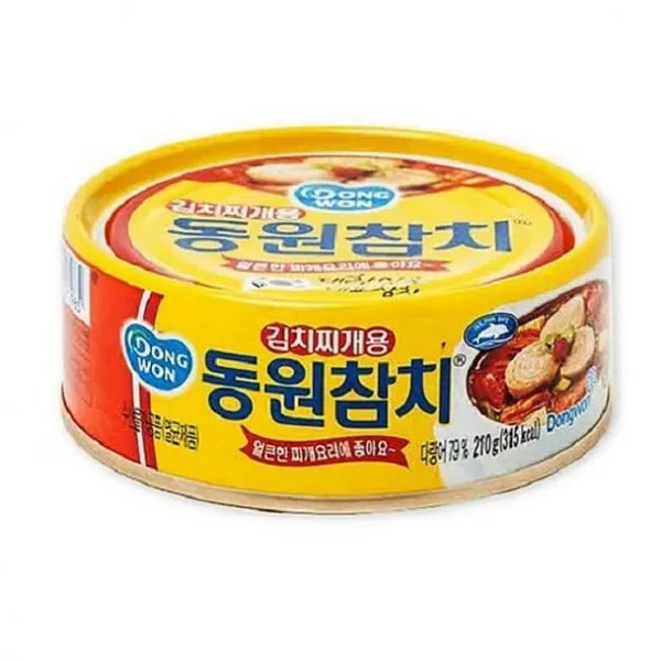 싸다팡 동원 김치찌개참치210g x 2 고추 야채 가미참치통조림, 1