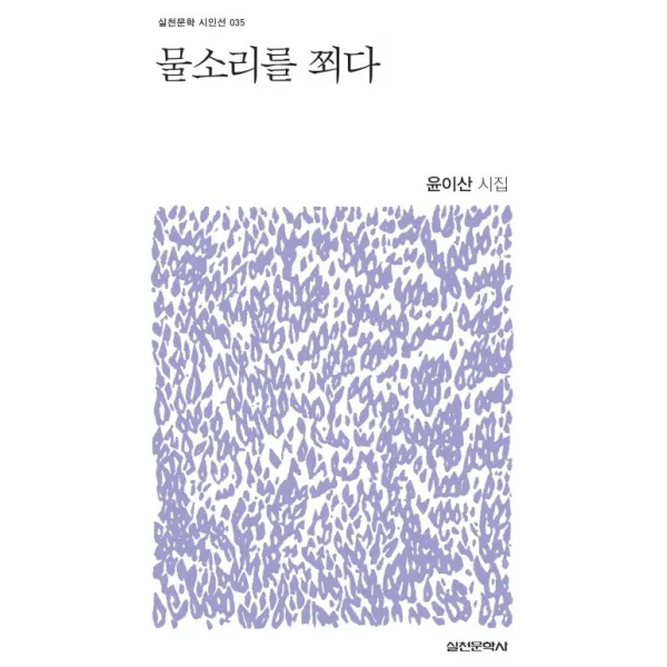 물소리를 쬐다:윤이산 시집, 실천문학사