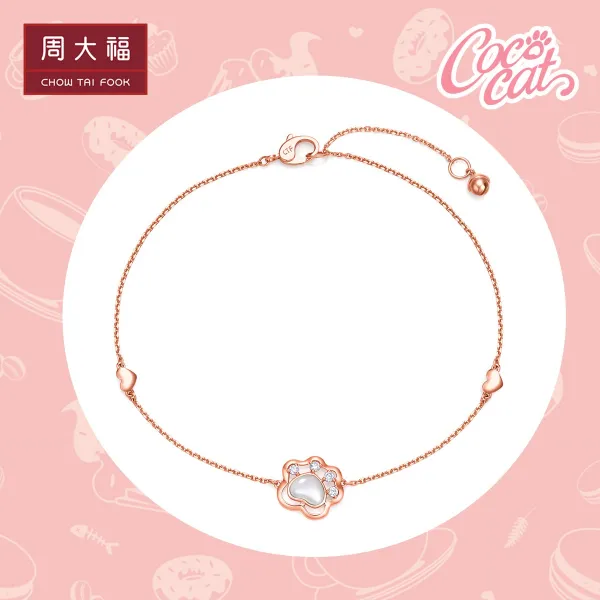 주대복 COCOCAT 큐트 고양이 발톱 18K김 복권 당첨금 조개 팔찌 T77579 정선함