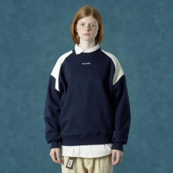[텐바이텐] [Ncover] embroidery sweatshirt-navy