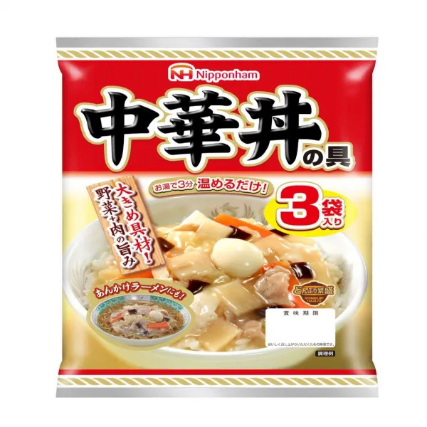 日本ハム どんぶり繁盛 中華丼の具 414g×2個 니혼 햄 덮밥 번성 중화 덮밥 재료 414g × 2 개, 1