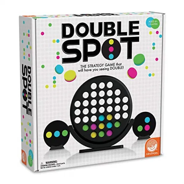 NMT Double Spot – 일치하는 패턴의 2 인 게임 – 모든 연령의 어린이를위한 재미있는 우호적 경쟁 – 40 패턴 - P093207CYWWFTB1, 기본