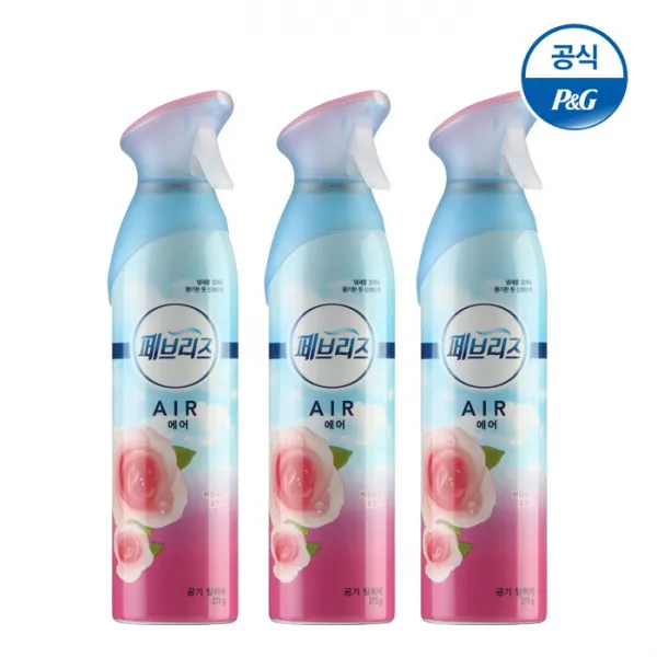 페브리즈 에어 바람속의꽃향기 275gx3개, 옵션없음, 옵션없음