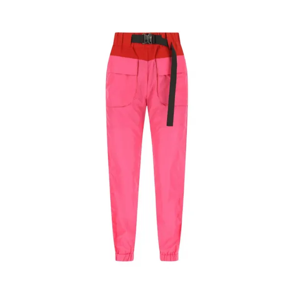22SS SACAI 핑크 나일론 조거 2205919 776