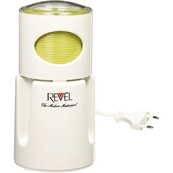 Revel CCM104 백색 습식 및 건식 커피 스파이스 분쇄기 220 볼트 (미국-유럽 코드 제외) 4.5 x 4.5 x 8., 상세 설명 참조0