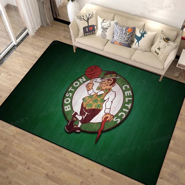 Nba 농구공 카펫 거실 소파 티테이블 침실 개성 창의 직사각형 맞춤 매트리스 트렌드 분홍색 카일 특인복고 바닥