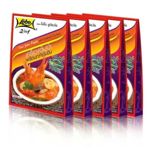 태국 로보 똠양꿍소스 똠양꿍 코코넛밀크 포함 낱개당 100g 2~3인분, 1개