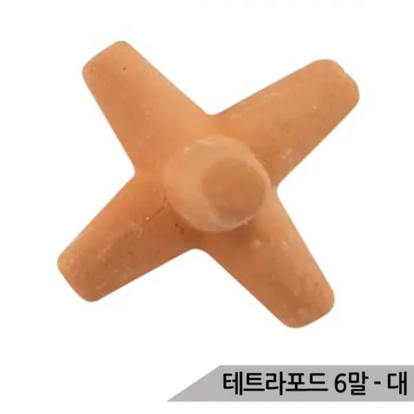 황토 세라믹 테트라포트 6말 대 방파제 어항장식