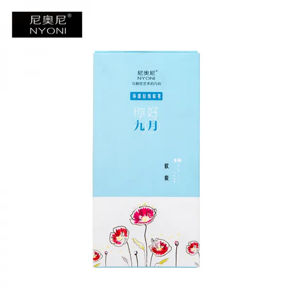 콘테 콩테 소묘 연필 사생그림그리기 회화 친환경 줄당김 학생 미술 도안 나긋 스케치 초보자 공구 예술학과입시 전용, T01-줄당김 콩테-유연탄