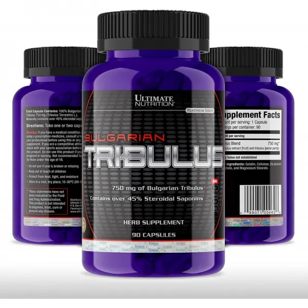 Ultimate Nutrition Tribulus Terrestris 테스토스테론 부스터 및 에스트로겐 차단제 - 45 % 스테로이드, 단일상품