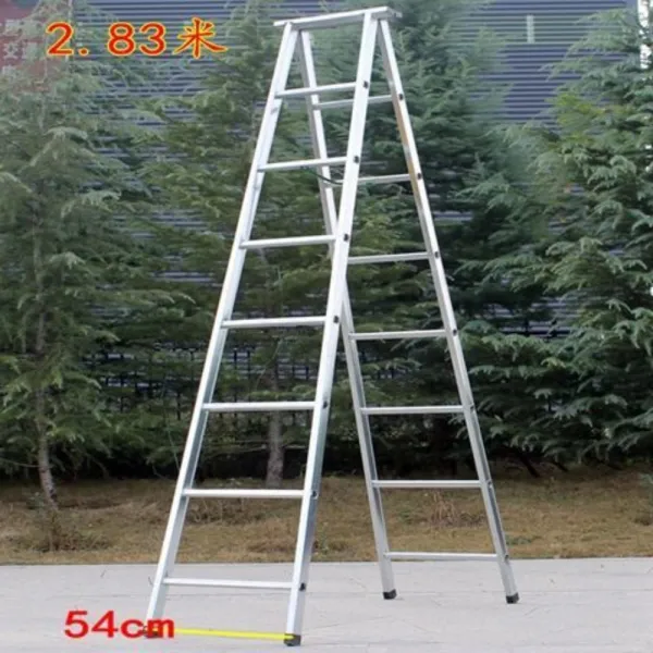 마트 창고 말비계 족장 이삿짐 A형 화물차 스카이차 이동식 비계 상하차 가설계단 농기계 전도 방지대 진열대 점검 관리기 루프박스 사다리 아웃트리거, 2.83미터개
