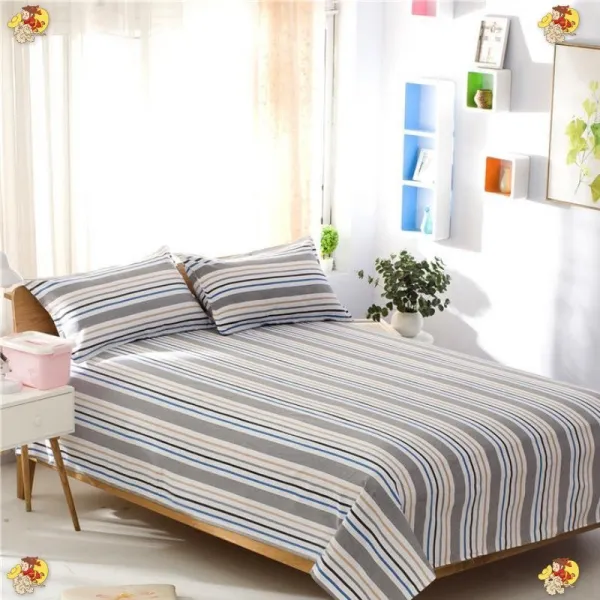 주문 헤드 깔끔한 침대시트 코튼 나신 실버