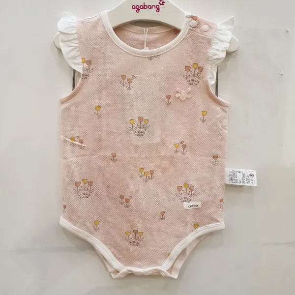 아가방 20년여름신상~! *튤립나시바디슈트* 러블리 공쥬~ 무형광 아기띠하는 땀많은 아가들 필수템~ 실내&외출엔 요게 딱~!! 서두르세요~! #인기상품#