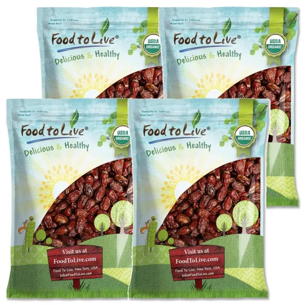 푸드 투 리브 건조 말린 과일 자연 유래 성분 메드줄 데이트 로우 비건 서트푸드 2.2kg ４개　 개당 91 000원 코드974p 