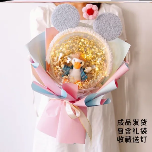 장미꽃 영생 화공 어린 고안치 생일 해피 버킷 인형 딸을 보내고 있다 소속 블루 여성 친구 4545579242, E32- 폭스바겐 키 홀더 부케 -큐