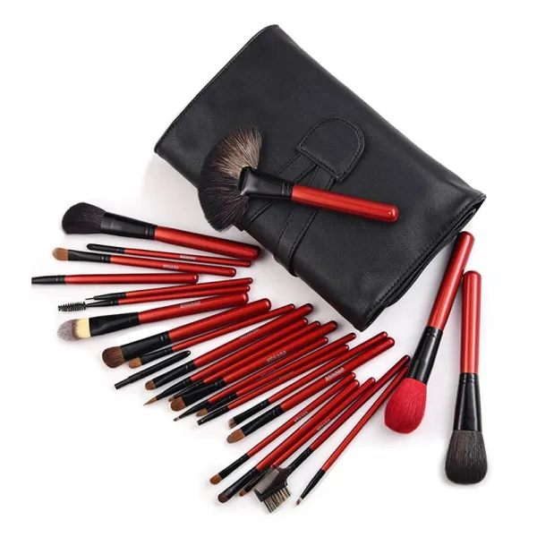 26개 전문분장용 승냥이털분장용 세트 채색화장도구 동물모화장사 완전한 검은색 포홍대