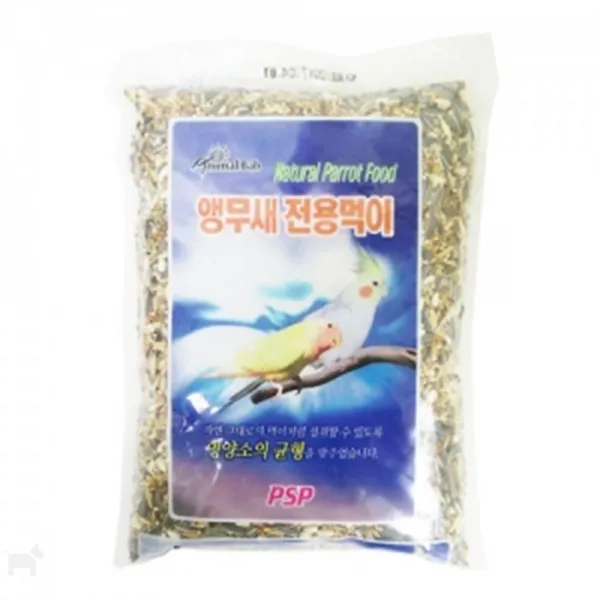 700g 앵무새 먹이 왕관사랑애무모이사료 코뉴어모이사료 새사료 1개