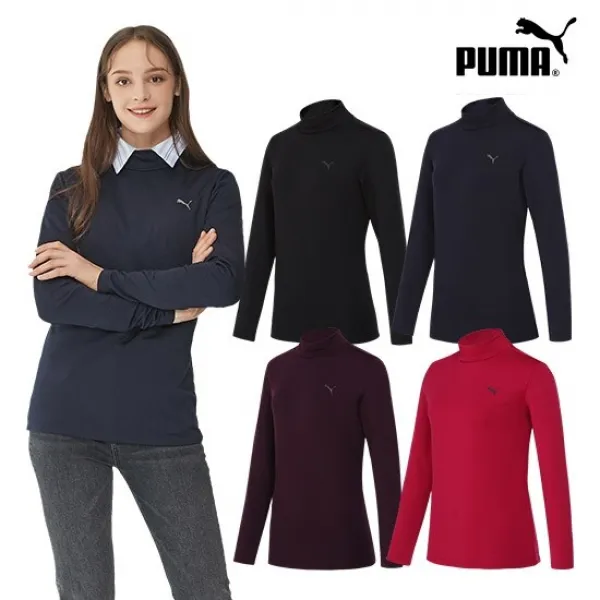 [신세계TV쇼핑][PUMA]19 NEW 푸마 여성 기능성 모크넥 티셔츠 4컬러 택일