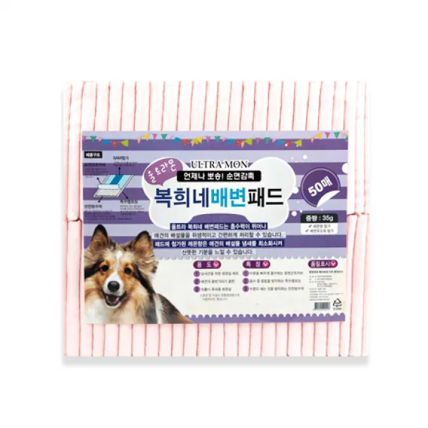 복희네 배변패드 울트라몬 35g 패드, 100매