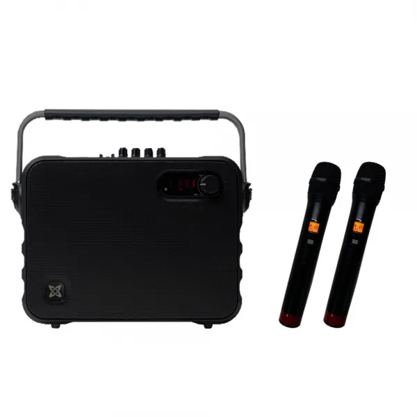 세텍코리아 EV-9800 200W 충전식 휴대용 앰프스피커 무선마이크1개포함 고출력 강의 강연 연설 코칭4 블루투스스피커 휴대노래방 학교장터 나라장터 등록제품, 무선핸드마이크2개